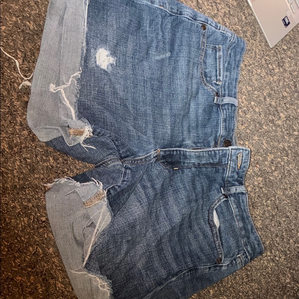 Sonoma Blue Curvy Denim Shorts